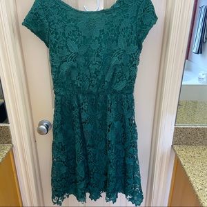 Green Lace Dress